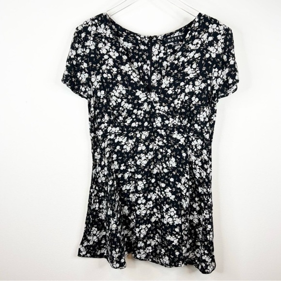 Motel Rocks Elara Floral Mini Dress M - Picture 4 of 4